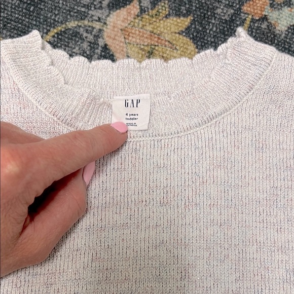 GAP Lavender Toddler Sweater - Picture 2 of 3